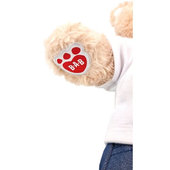 Build-A-Bear Happy Hugs Bear Be Miraculous Shirt Denim Skirt Ladybug Cat Noir - Picture 8 of 10